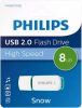 Pendrive 8 GB Philips Snow USB 2.0