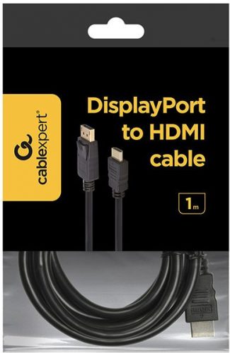 DisplayPort - HDMI kábel 1.0 m Cablexpert