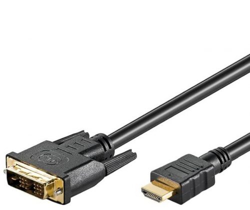 HDMI/DVI-D kétirányú kábel 1.5 m Goobay