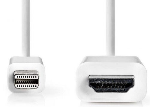 Mini DisplayPort/HDMI kábel 15 cm fehér Wiretek